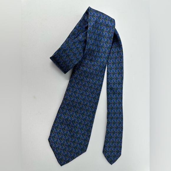 Gucci vintage tie blue - Picture 7 of 8